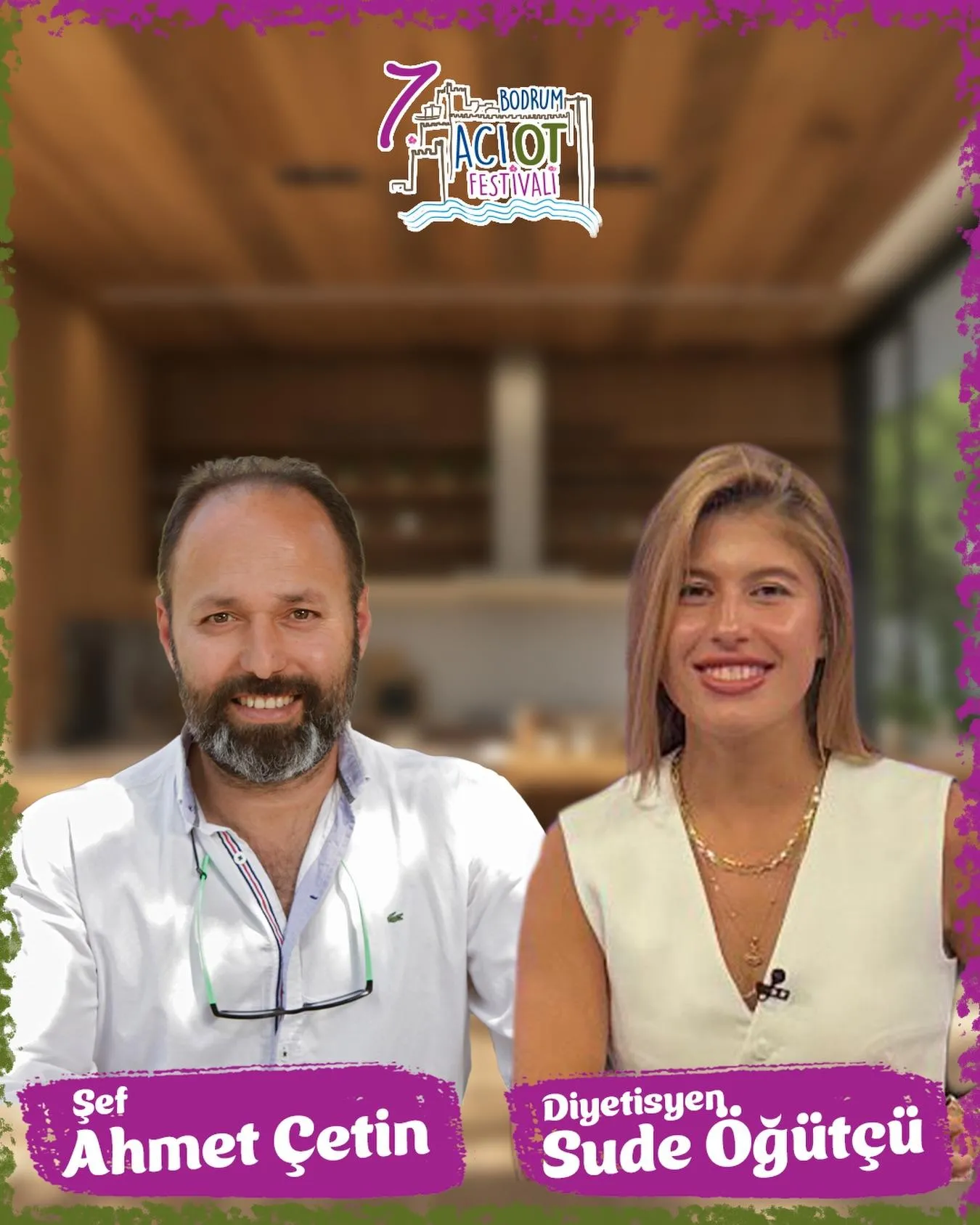 Şef Ahmet ÇETİN ve Diyetisyen Sude ÖĞÜTLÜ